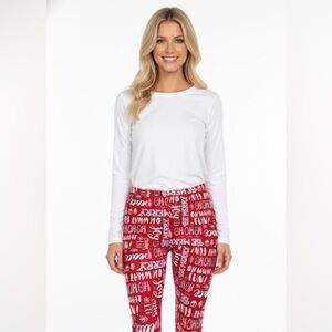 Two left feet small/medium soft Christmas leggings